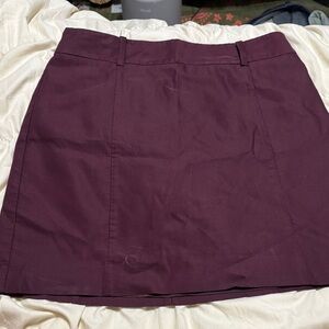 Express Purple Mini Skirt